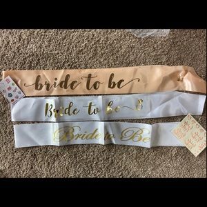 Bridal Sashes!